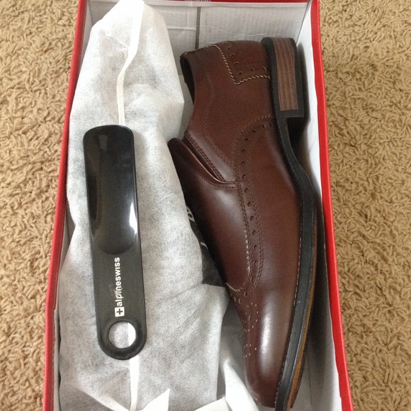 Alpine Swiss Men's Brown slip on size 12 - Picture 3 of 4